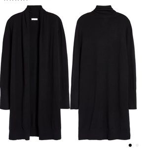 NWOT Leith Cozy Long Cardigan in Black XS